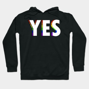 Rainbow Yes Hoodie